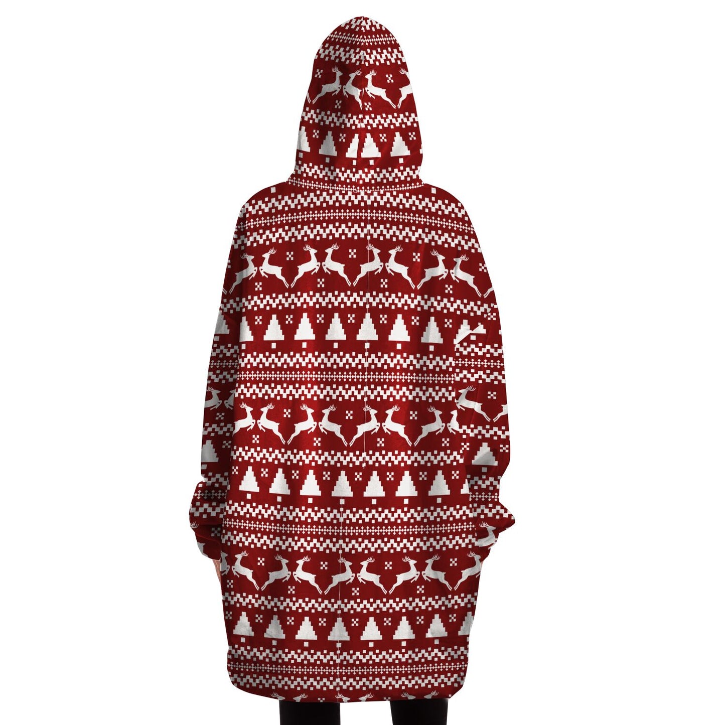 christmas hooded blanket