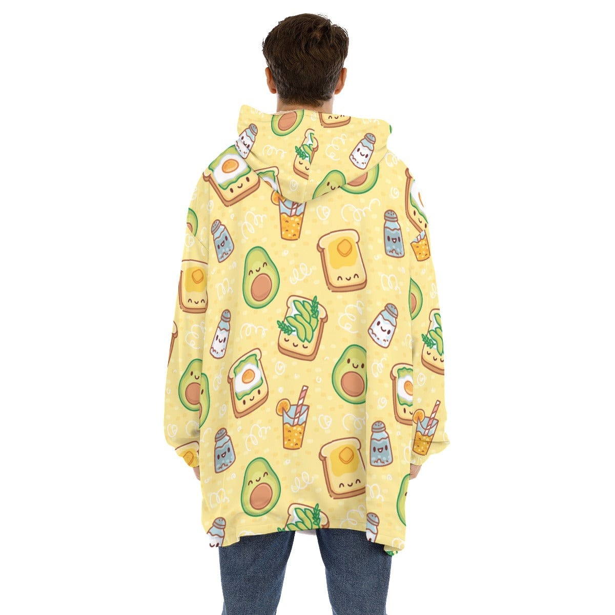 Toast Avocado Hoodie Blanket