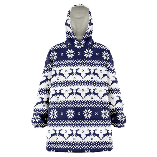 Christmas hooded blanket