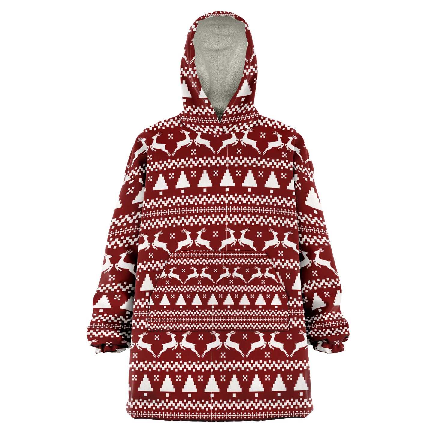 christmas hooded blanket
