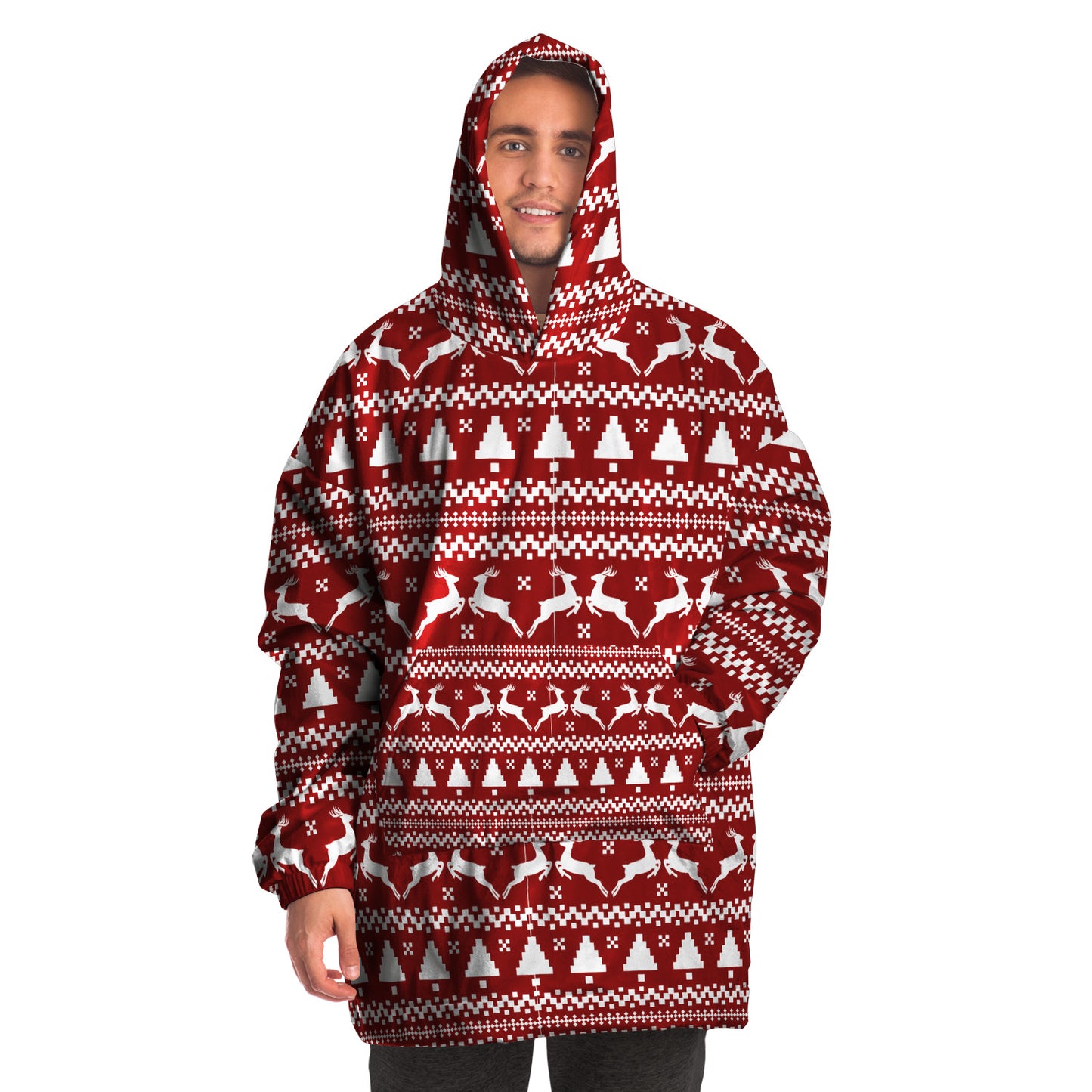 christmas hooded blanket