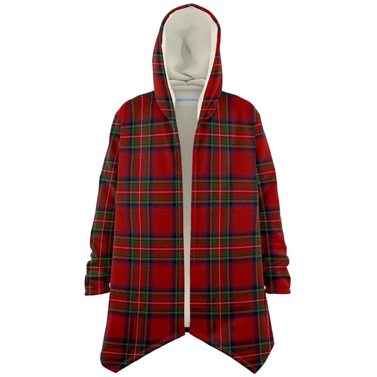 Tartan Red, hooded cloak