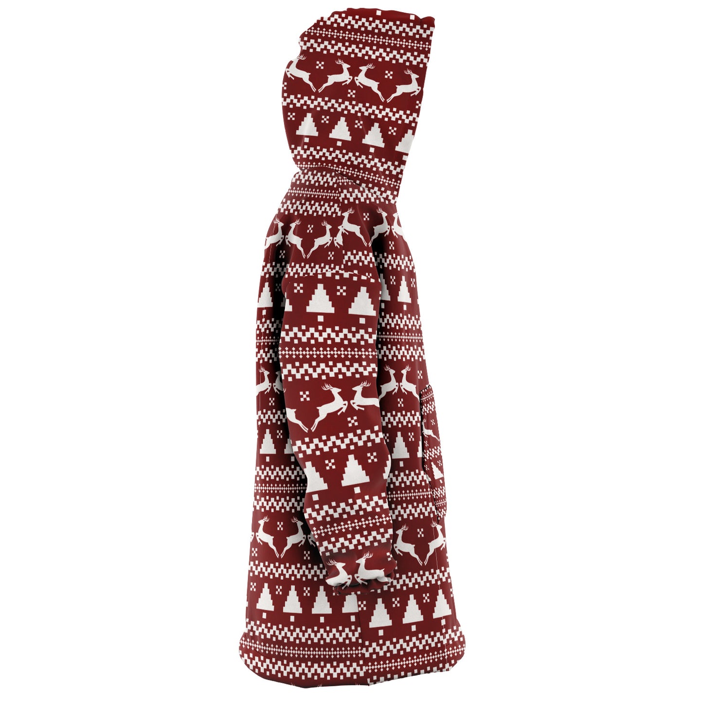 christmas hooded blanket